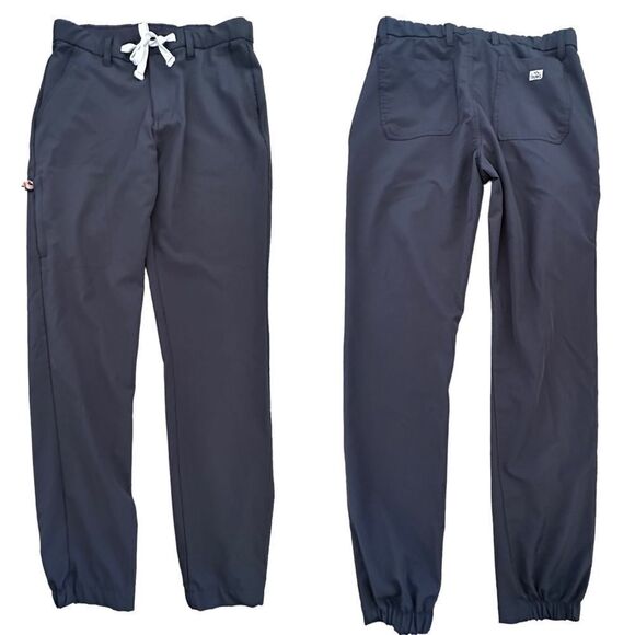Trunks 360 Utility Pants ~ Grey ~ Draw-sting ~ side zipped pocket ~ size 30 - Picture 1 of 12
